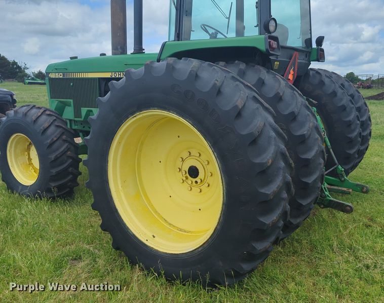 image for item DN3848 1988 John Deere 4850 MFWD tractor