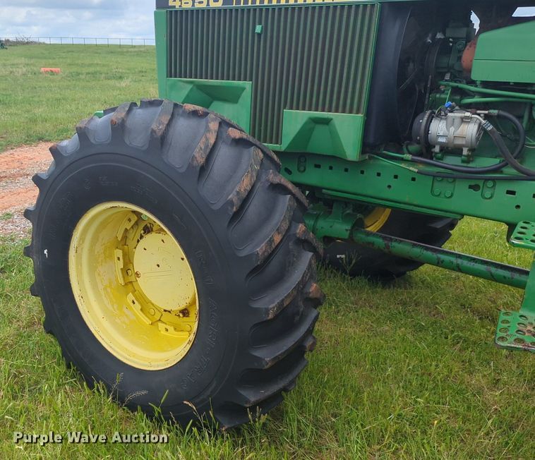 image for item DN3848 1988 John Deere 4850 MFWD tractor