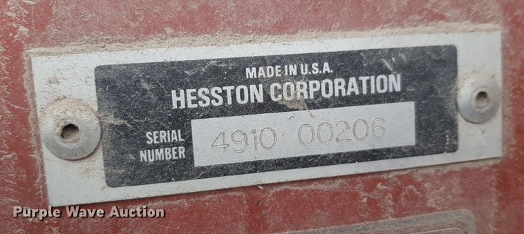image for item DQ7090 1998 Hesston 4910 large square baler