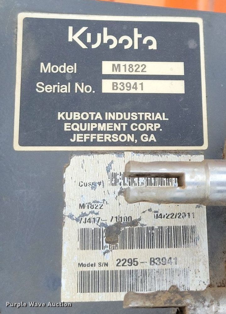 image for item DR4303 Kubota LA1153 loader bucket