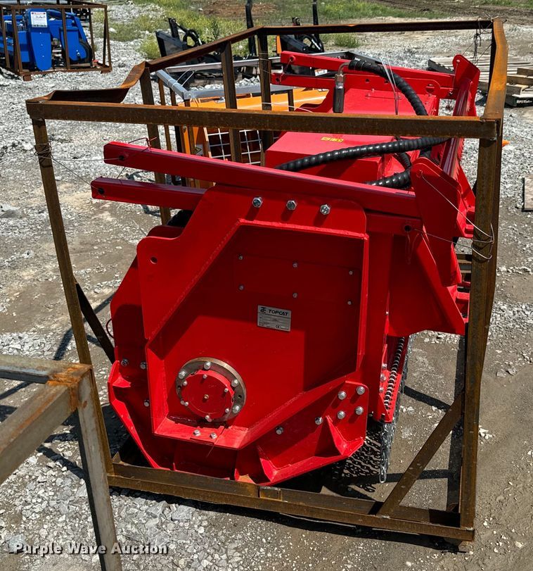 image for item DX0539 2024 TopCat SSFM81 skid steer mulcher