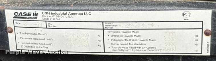 image for item EJ2794 2014 Case IH Magnum 340 AFS MFWD tractor