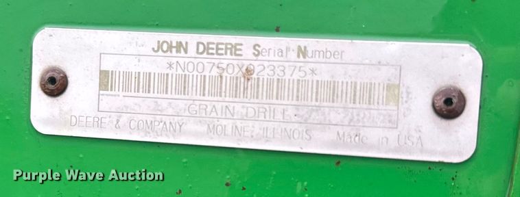 image for item EJ2797 1997 John Deere 750 grain drill