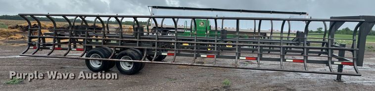 image for item EJ2803 2011 Cliff's Welding Service 1937 bale flipper trailer