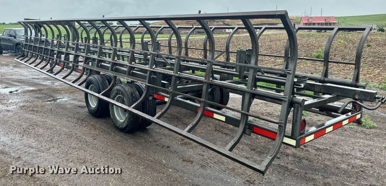 image for item EJ2803 2011 Cliff's Welding Service 1937 bale flipper trailer