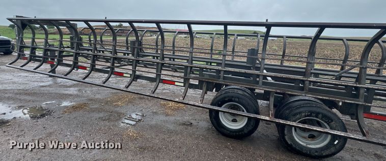 image for item EJ2803 2011 Cliff's Welding Service 1937 bale flipper trailer