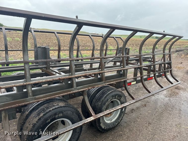 image for item EJ2803 2011 Cliff's Welding Service 1937 bale flipper trailer