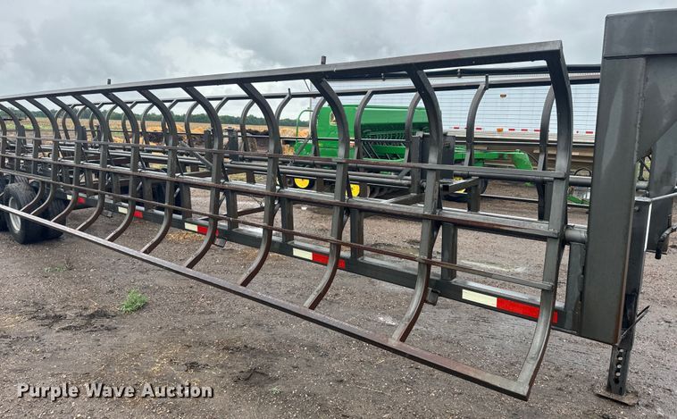 image for item EJ2803 2011 Cliff's Welding Service 1937 bale flipper trailer