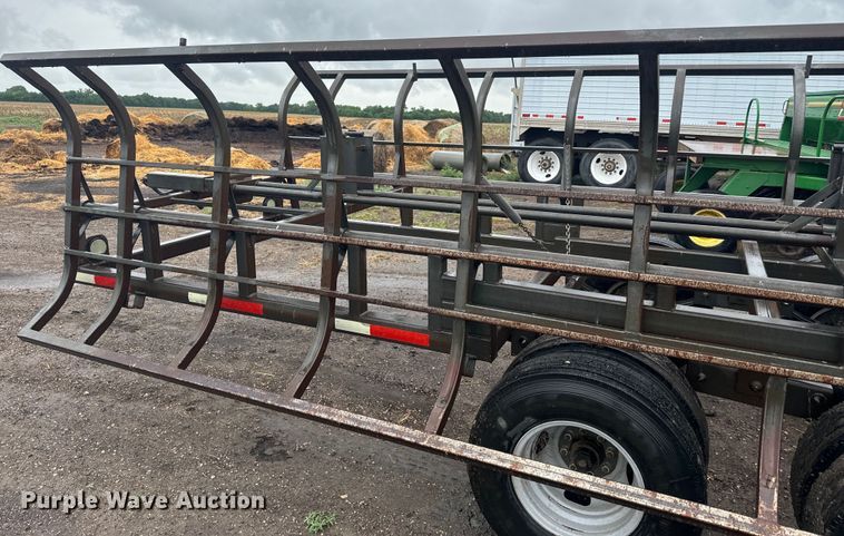 image for item EJ2803 2011 Cliff's Welding Service 1937 bale flipper trailer