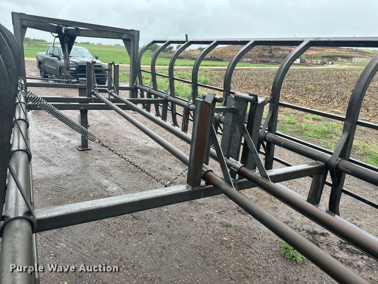 image for item EJ2803 2011 Cliff's Welding Service 1937 bale flipper trailer