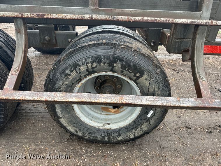 image for item EJ2803 2011 Cliff's Welding Service 1937 bale flipper trailer