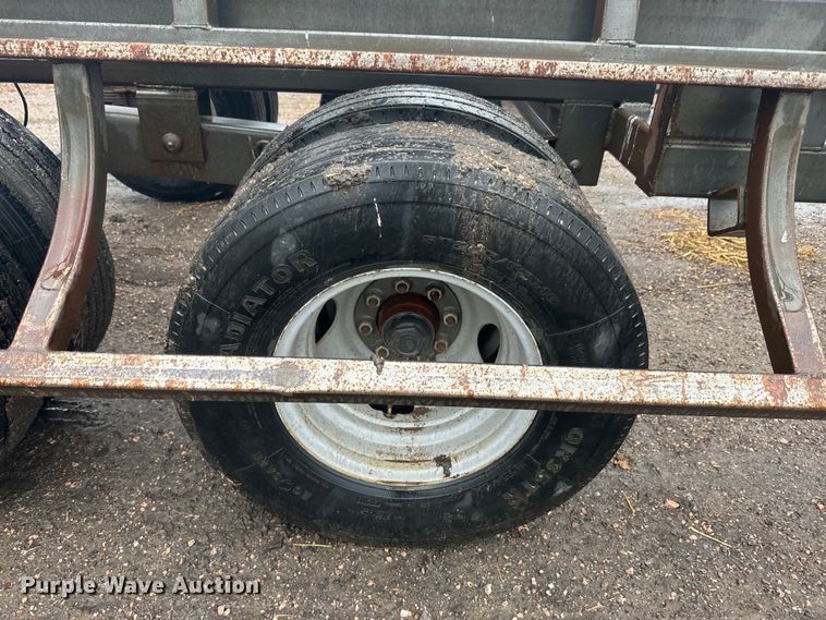 image for item EJ2803 2011 Cliff's Welding Service 1937 bale flipper trailer