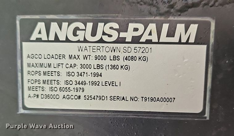 image for item EJ5376 Wrangler Willmar 4560 wheel loader