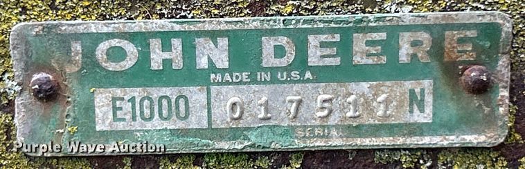 image for item EK4601 John Deere  E1000 field cultivator