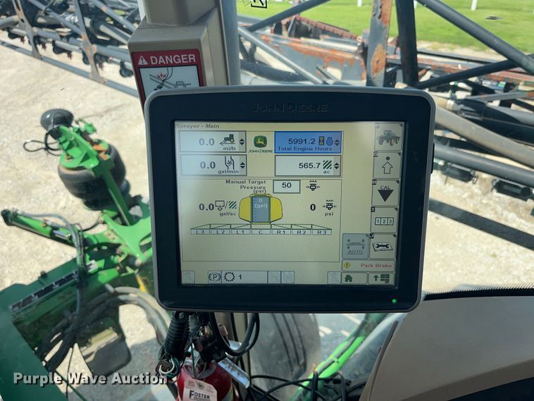 image for item LD9539 2012 John Deere 4830 sprayer