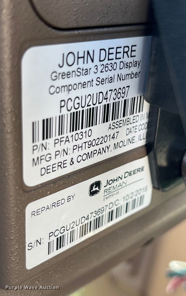 image for item LD9539 2012 John Deere 4830 sprayer