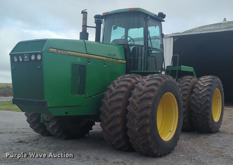 image for item NG9754 1995 John Deere  8770 4WD tractor