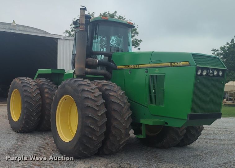 image for item NG9754 1995 John Deere  8770 4WD tractor