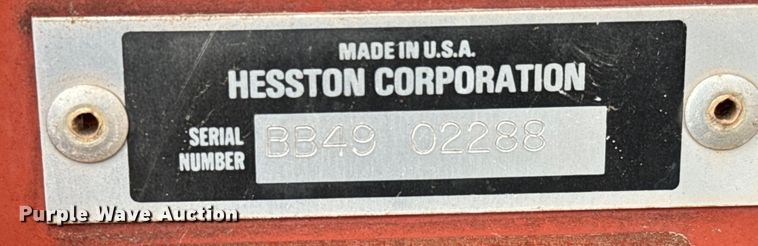 image for item NL9832 Hesston 4900 large square baler