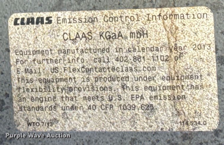 image for item NL9837 2014 Claas Jaguar 980 forage harvester