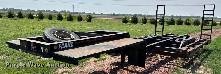 image for item NL9838 1988 Shop built combine trailer