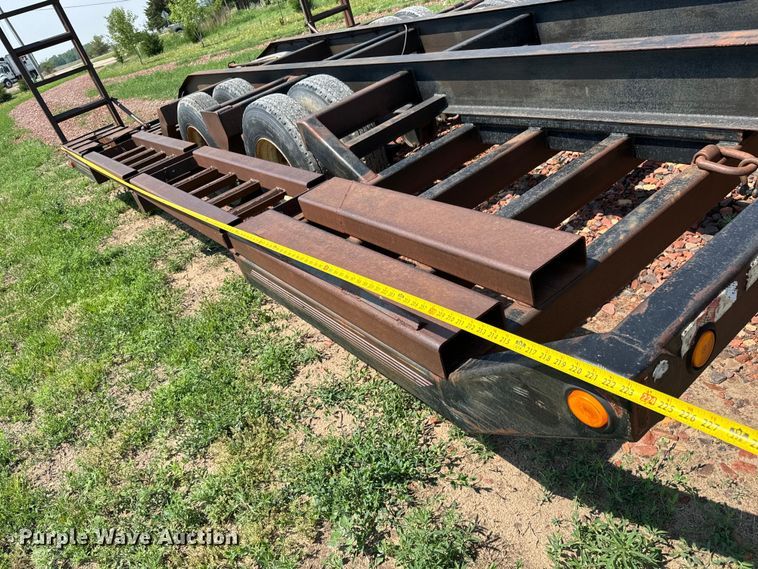 image for item NL9838 1988 Shop built combine trailer