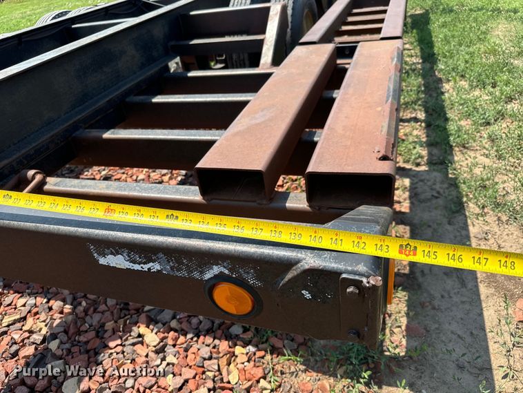 image for item NL9838 1988 Shop built combine trailer