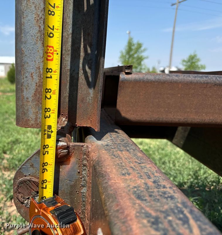 image for item NL9838 1988 Shop built combine trailer