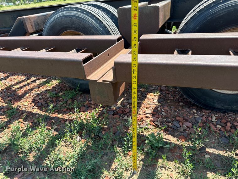 image for item NL9838 1988 Shop built combine trailer