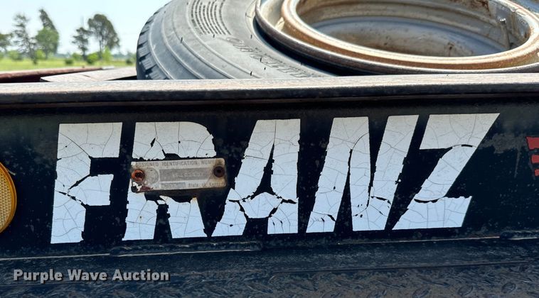 image for item NL9838 1988 Shop built combine trailer