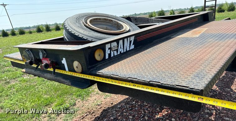 image for item NL9838 1988 Shop built combine trailer