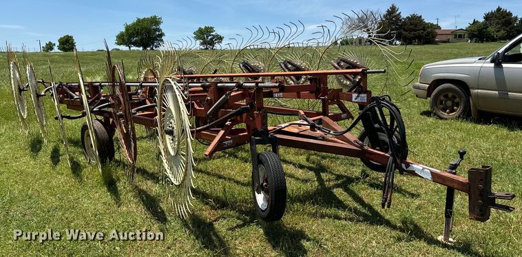 image for item NQ9558 H&S Bi-Fold Rake hay rake