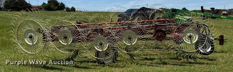 image for item NQ9558 H&S Bi-Fold Rake hay rake