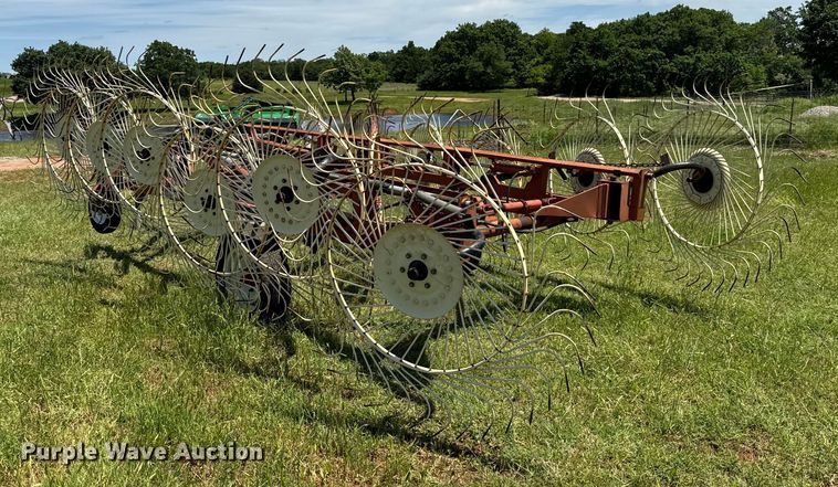 image for item NQ9558 H&S Bi-Fold Rake hay rake