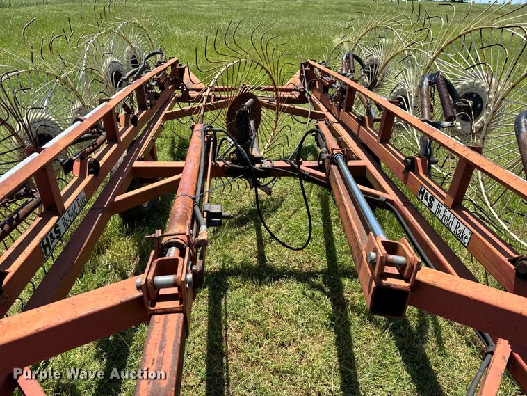 image for item NQ9558 H&S Bi-Fold Rake hay rake