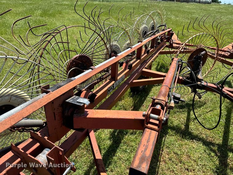 image for item NQ9558 H&S Bi-Fold Rake hay rake
