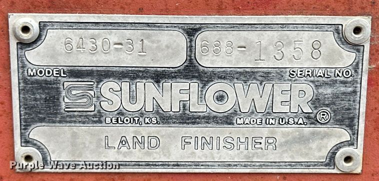 image for item OI9175 Sunflower 6430-31 mulch finisher