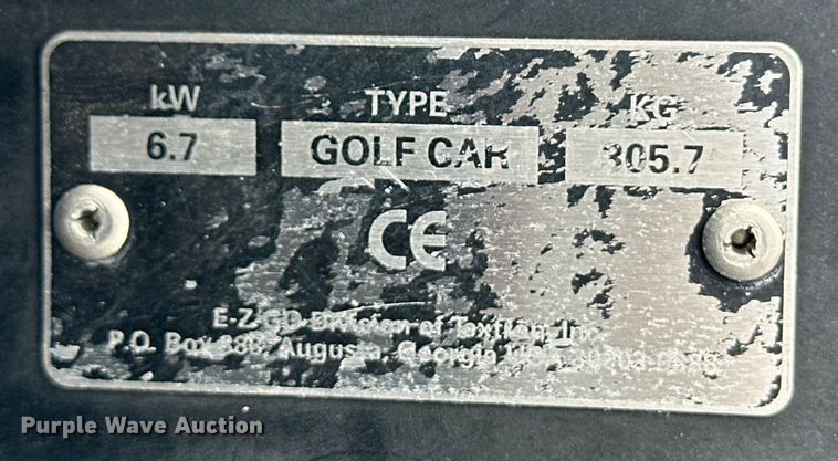 image for item OI9197 EZ-GO golf cart