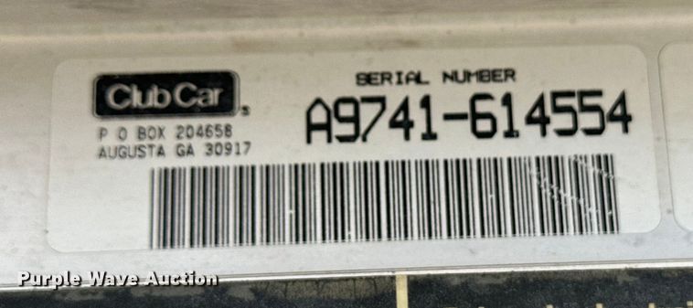 image for item OI9198 1997 Club Car DS golf cart