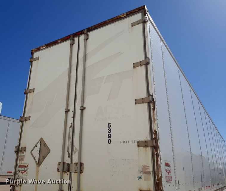 image for item DQ7073 2003 Wabash dry van trailer