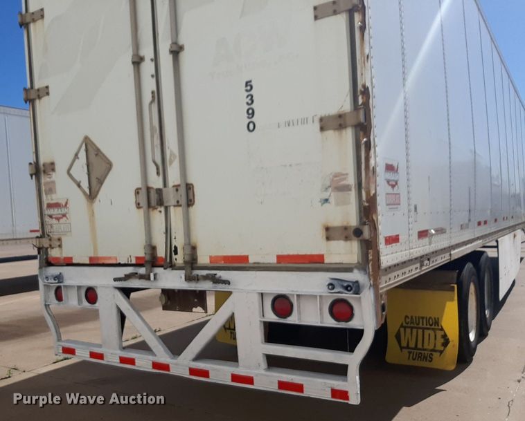 image for item DQ7073 2003 Wabash dry van trailer