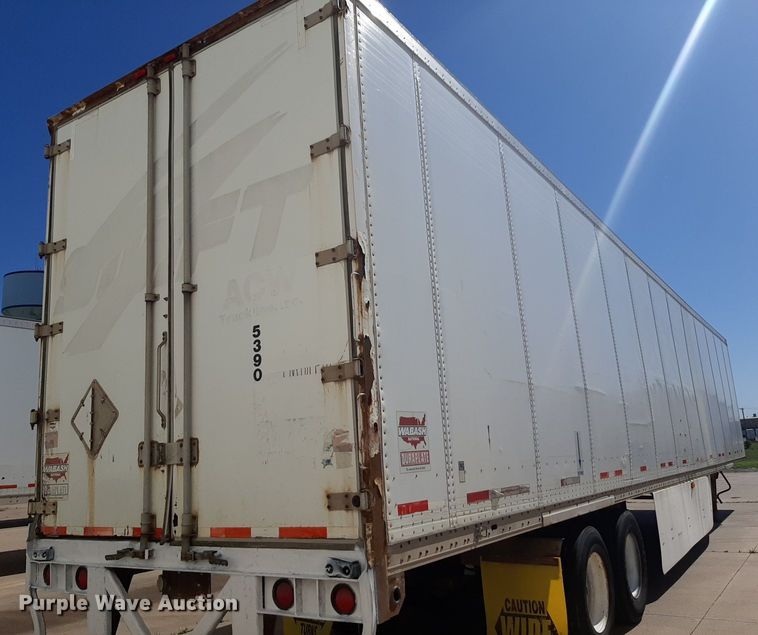 image for item DQ7073 2003 Wabash dry van trailer