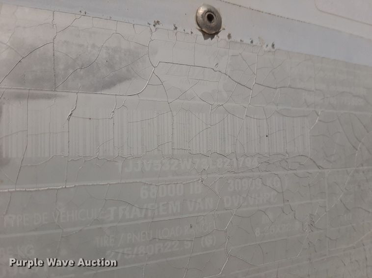 image for item DQ7073 2003 Wabash dry van trailer