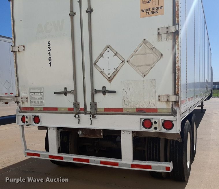 image for item DQ7081 2007 Wabash dry van trailer