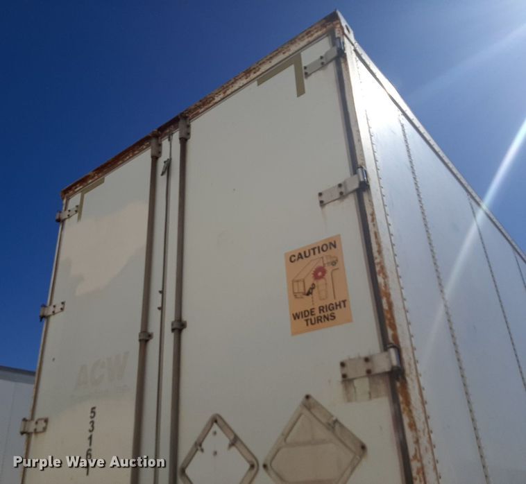 image for item DQ7081 2007 Wabash dry van trailer