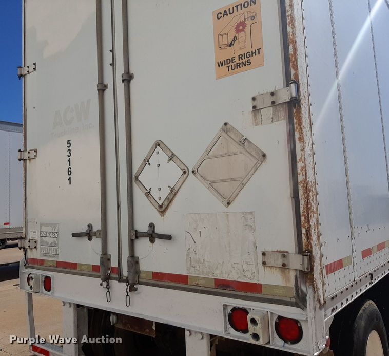 image for item DQ7081 2007 Wabash dry van trailer