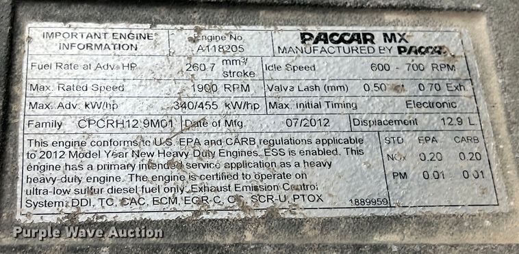 image for item DS3010 2013 Kenworth T660 semi truck