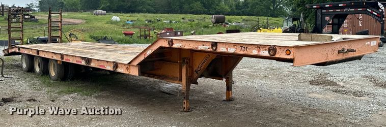 image for item DX0532 2007 Kaufman drop deck equipment trailer