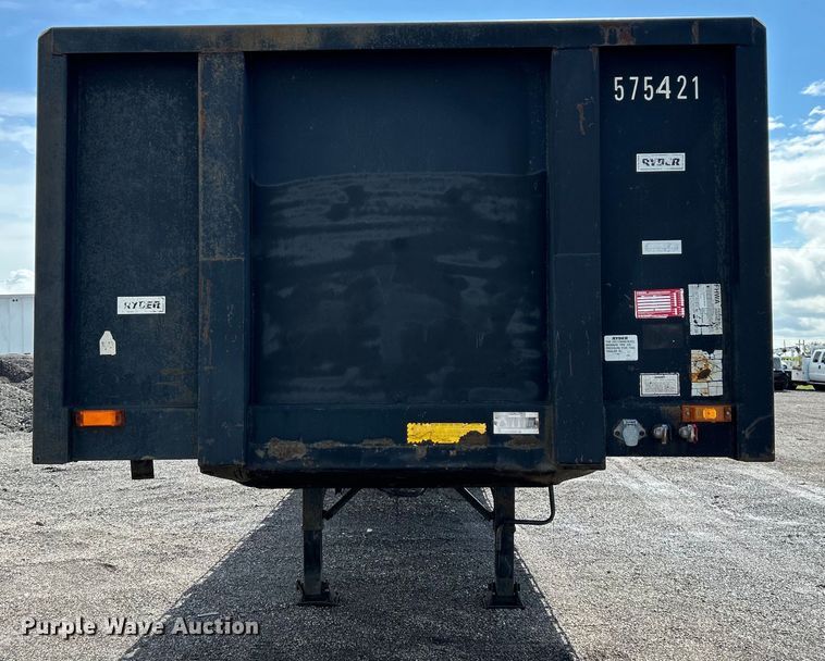 image for item EG1519 1997 Utility Trailer Mfg. Inc FS20HE flatbed trailer