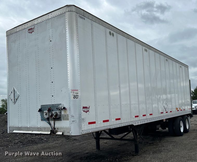 image for item EG1521 2013 Wabash National dry van trailer